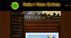 Desktop Screenshot of bentleyagsociety.com