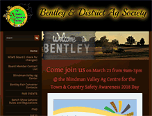 Tablet Screenshot of bentleyagsociety.com